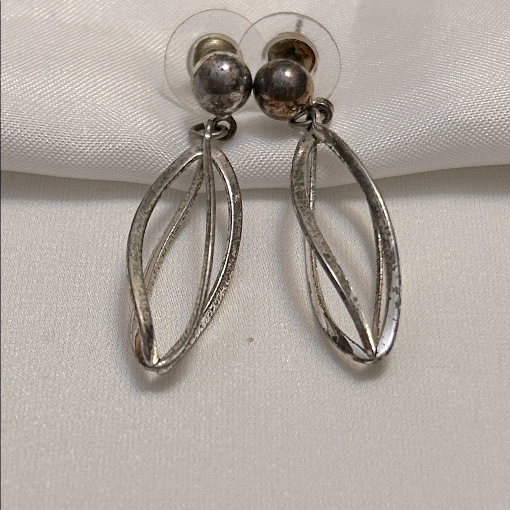 Elegant Silver Drop Earrings